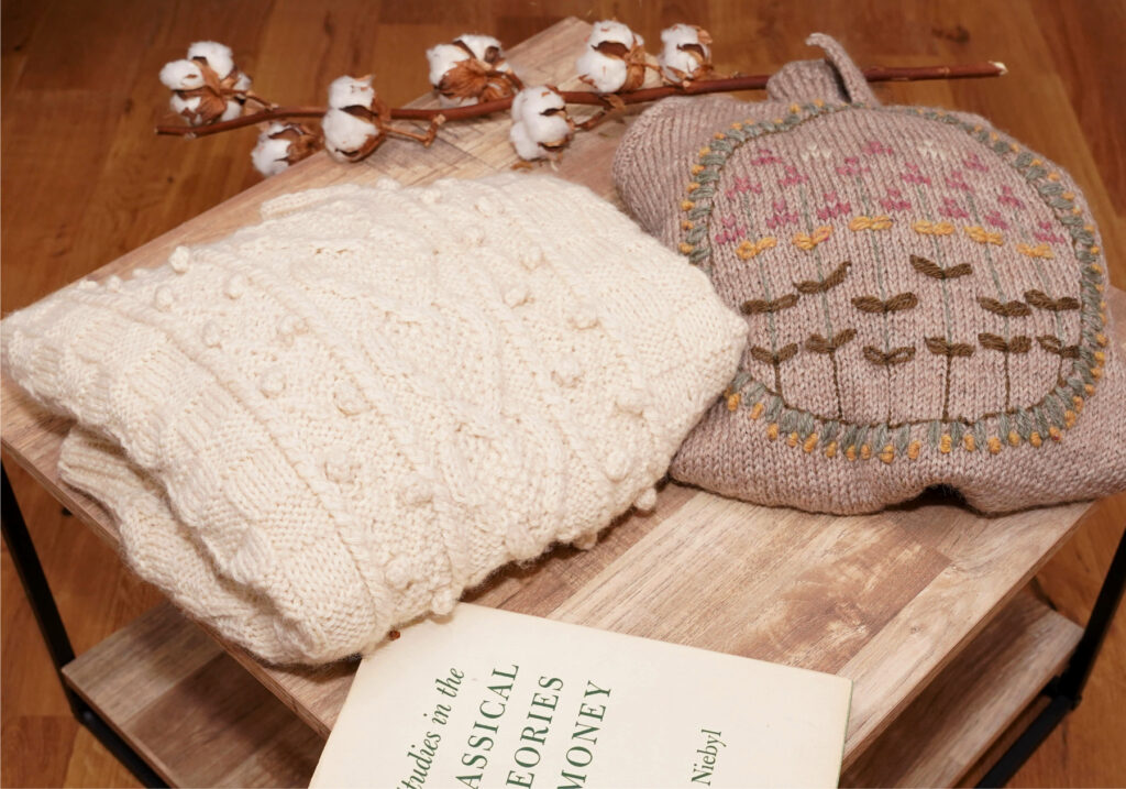 フィンランドの毛糸で編んだセーター